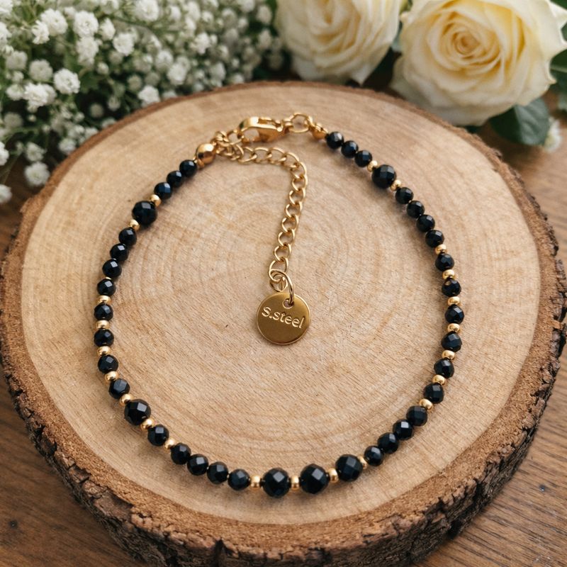 Bransoletka Talizman ochronny czarny turmalin