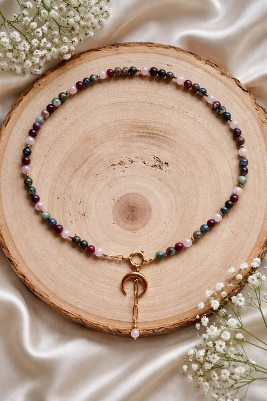 Naszyjnik indyjska lunula