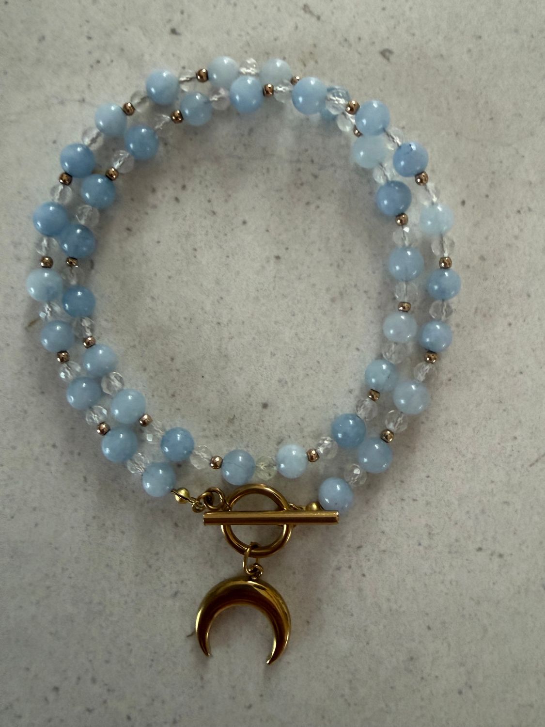 Naszyjnik baby blue