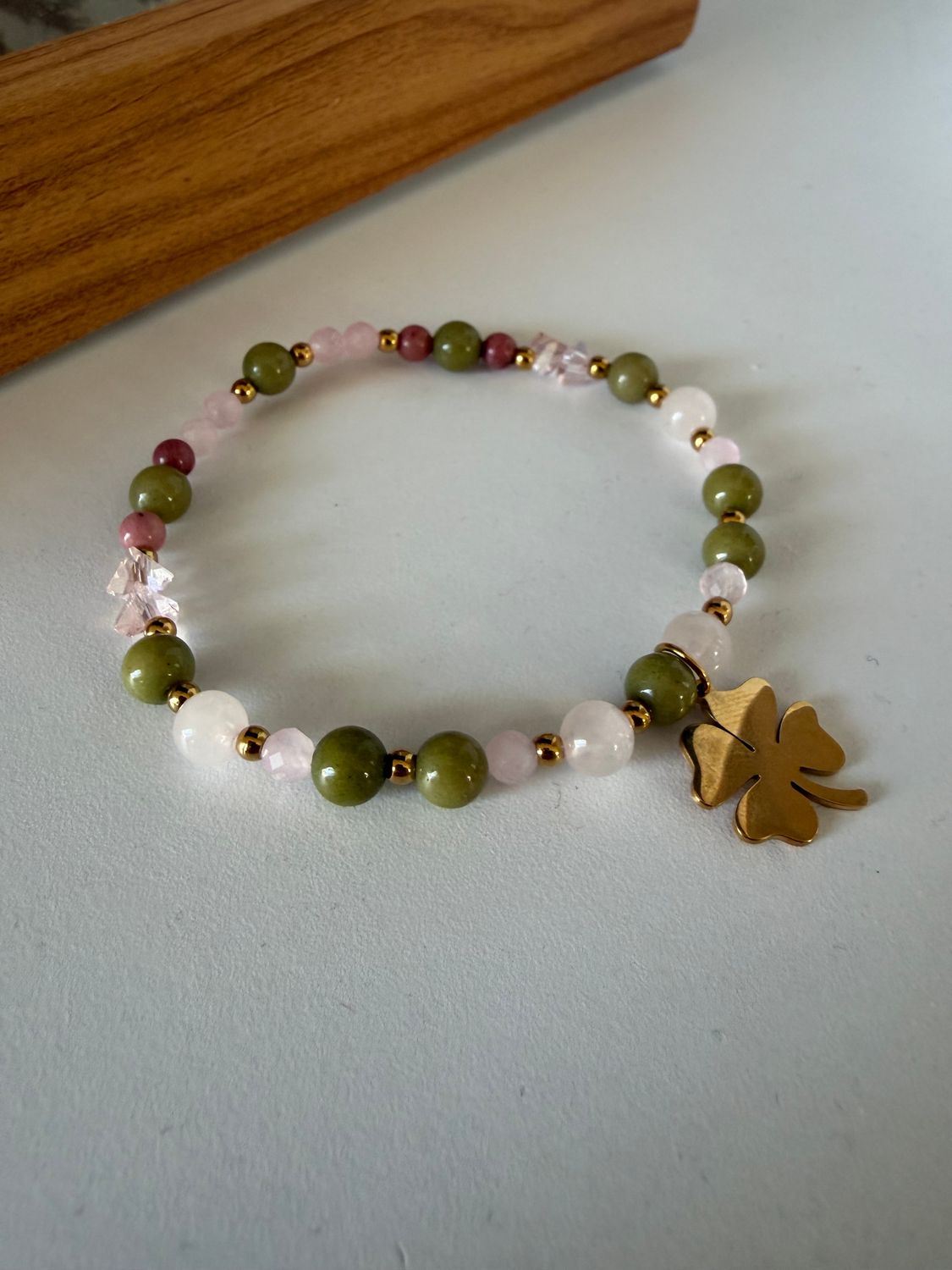 Bransoletka pink matcha