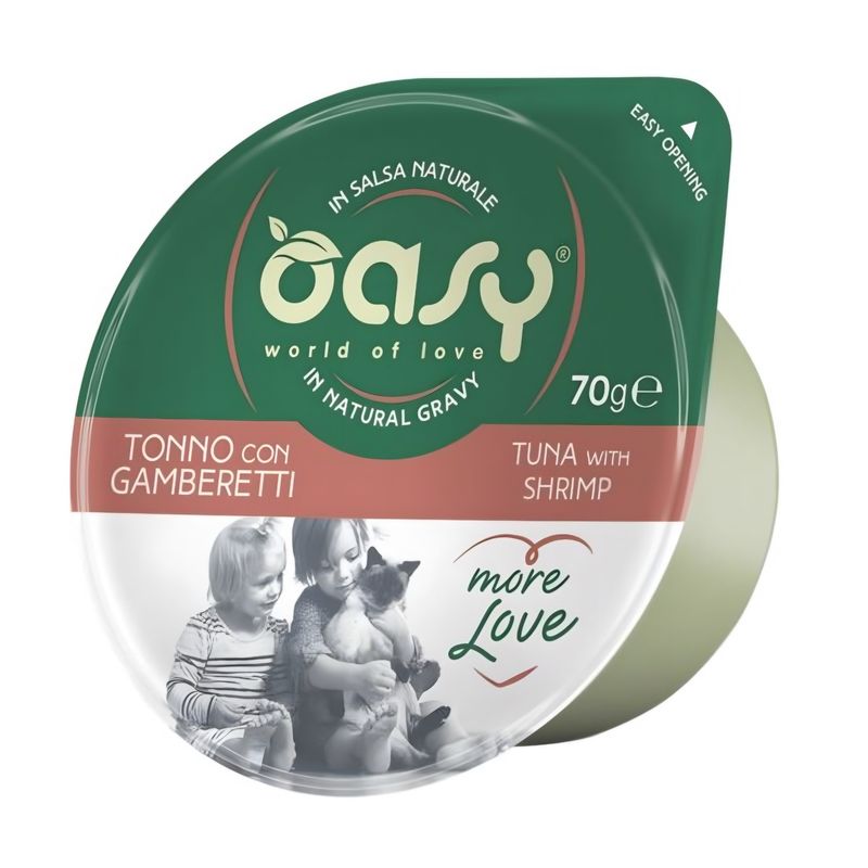 Oasy Morę Love Cup Tuńczyk z krewetkami 70g