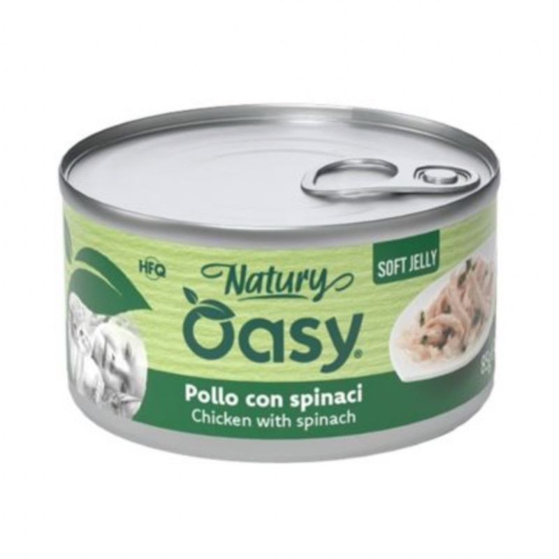 Oasy Natury Kurczak ze szpinakiem 85g