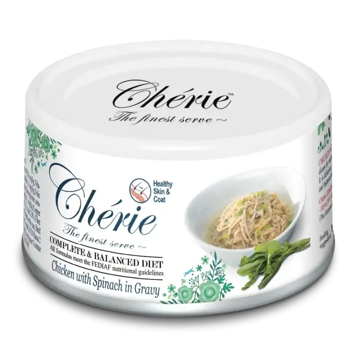 Cherie Kurczak ze szpinakiem 80g