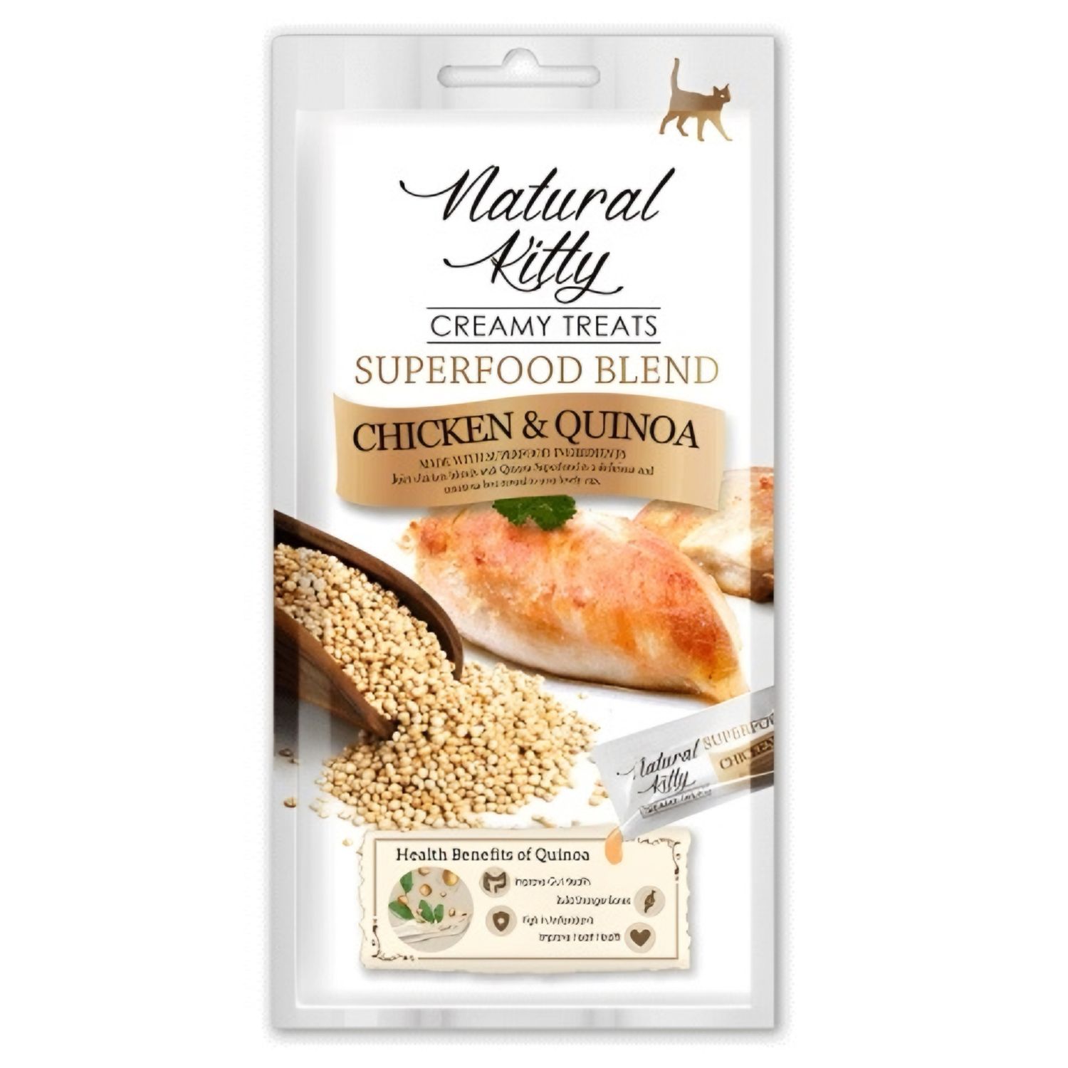 Natural Kitty Superfood z Kurczaka i Komosy