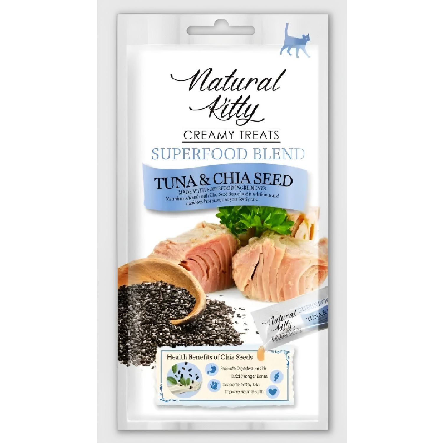 Natural Kitty Superfood z Tuńczyka i nasion Chia