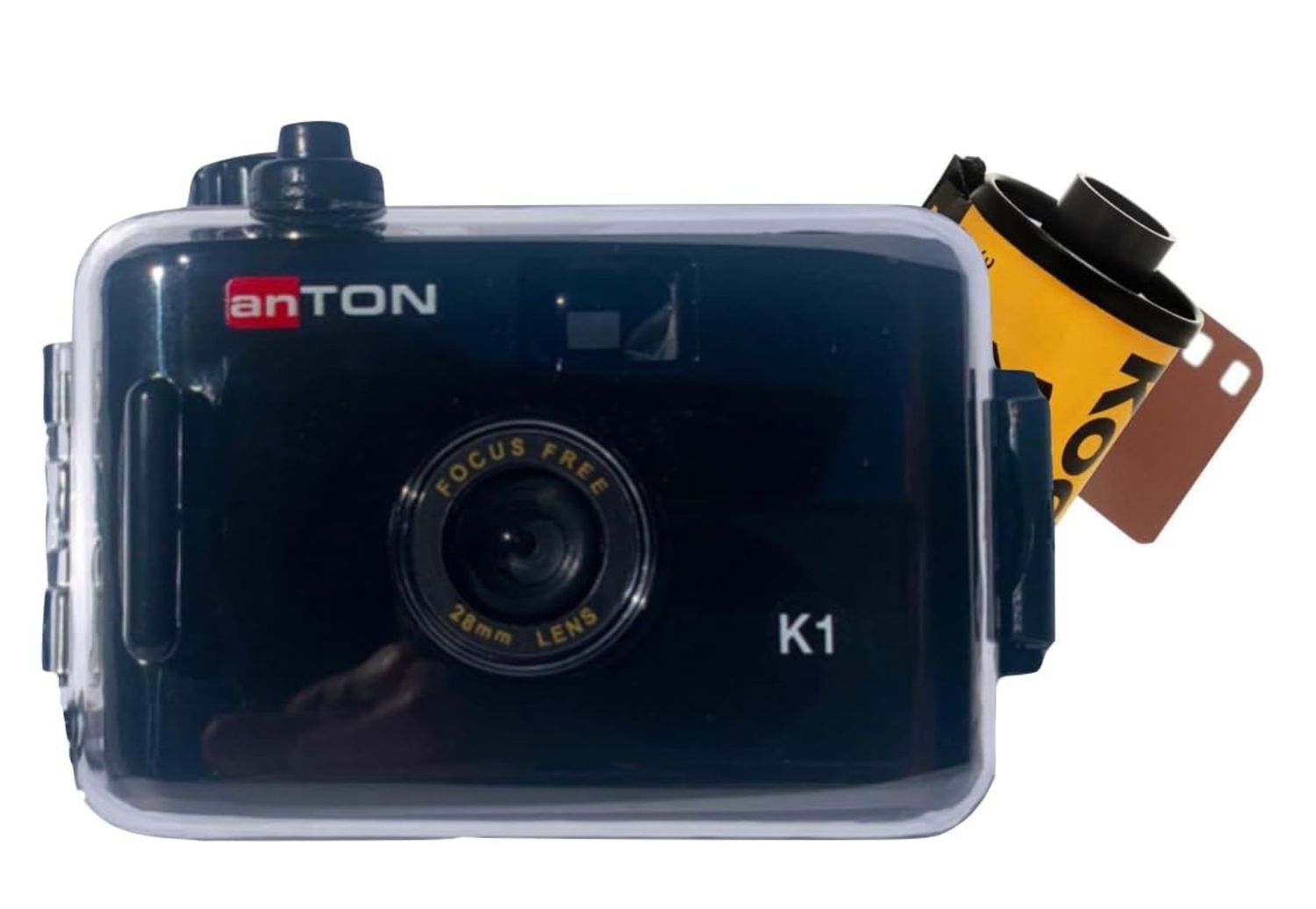 antonKUNZE K1 – wiederverwendbare 35-mm-Kamera mit Action-/Unterwassergehäuse, inklusive Colorfilm antonKUNZE K1 – wiederverwendbare 35-mm-Kamera mit Action-/Unterwassergehäuse, inklusive Colorfilm