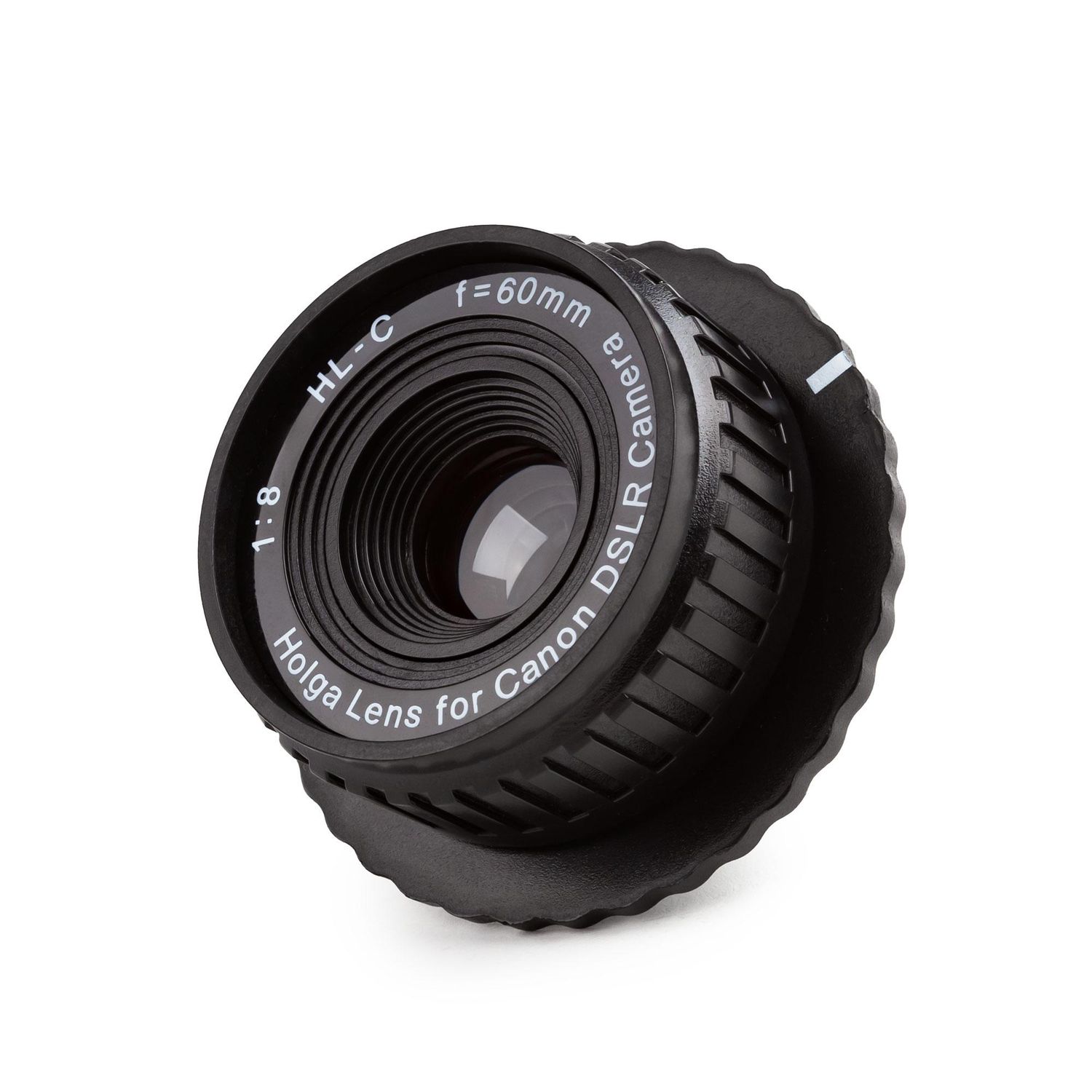 HOLGA 60 mm f/8 – manuelles Objektiv für Canon EF