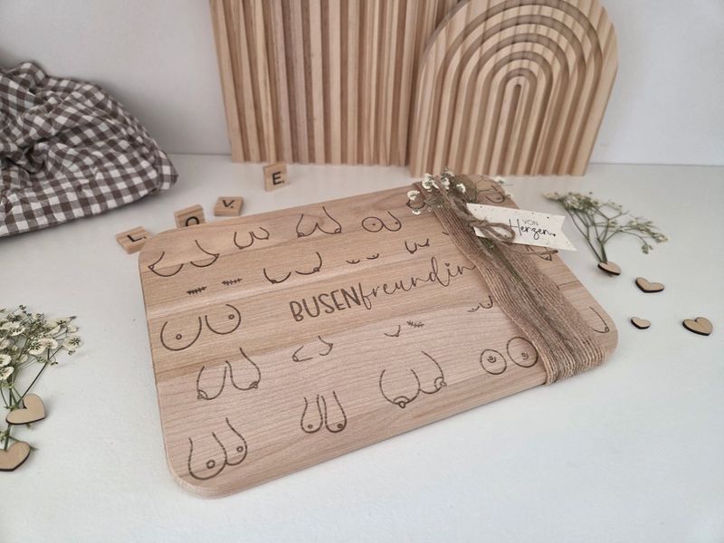 Brettchen "Busenfreundin"