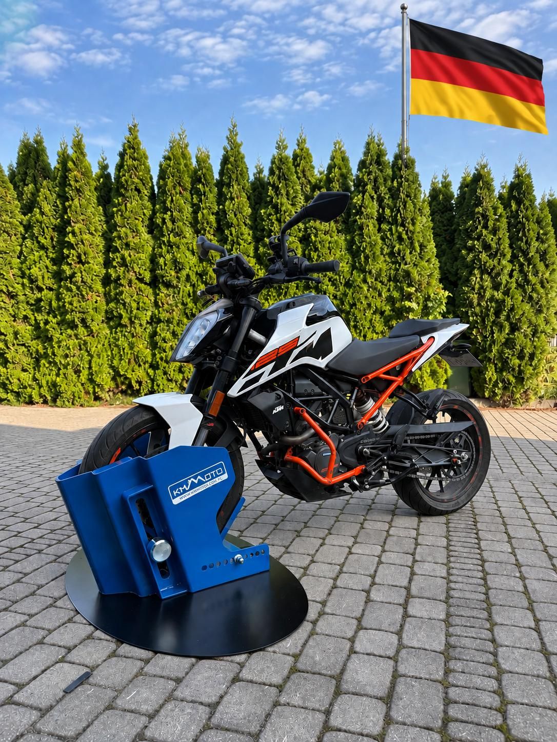 Robustes Motorrad-Parkschloss - KM-4SAE