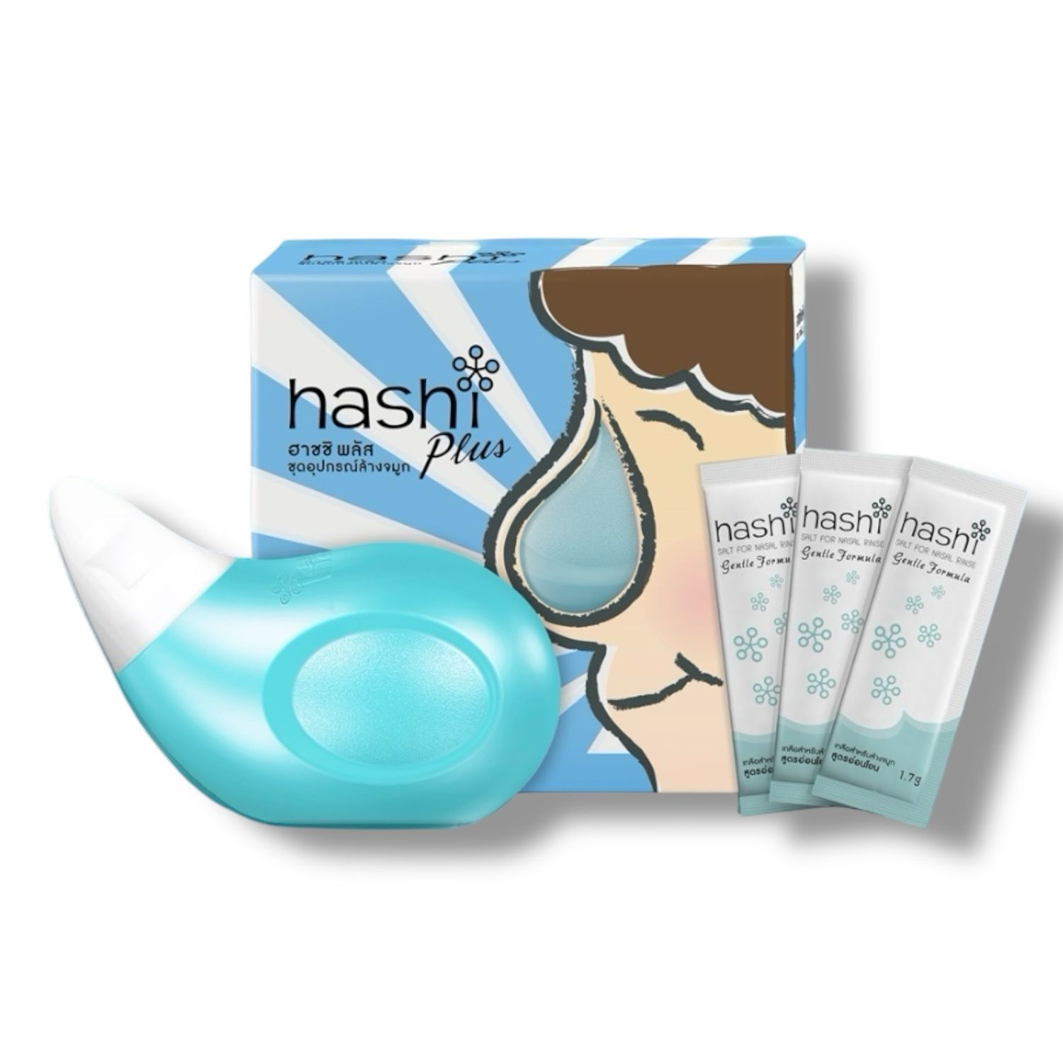 Hashi Plus Wash Device Nose Pot Cleaner Hashi Plus Wash Device Nose Pot Cleaner