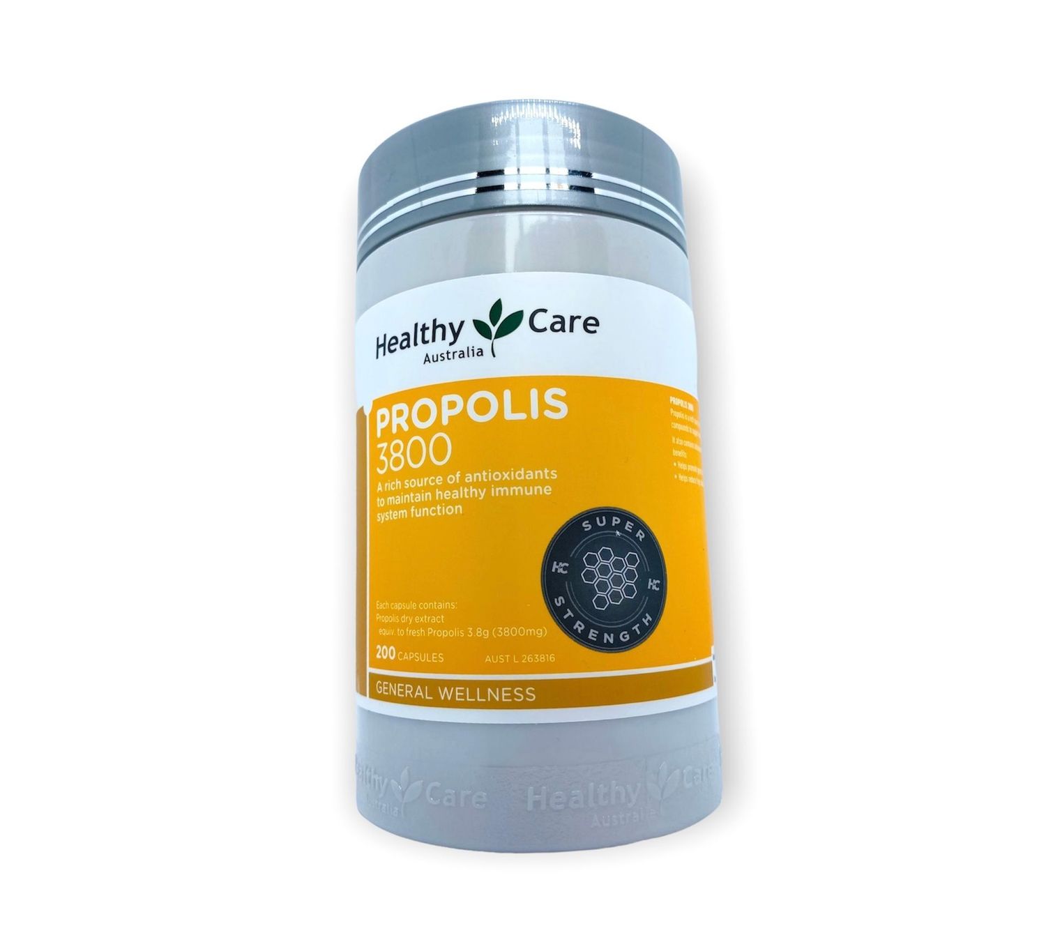 Healthy Care Propolis 3800mg 200 Soft Capsules