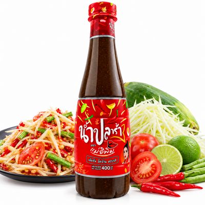 Mae E Pim Pickled E-Sarn Seasoning Fish Sauce Papaya Salad Food 400ml