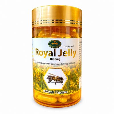 Nature's King Royal Jelly 1000mg 120 Soft Capsules