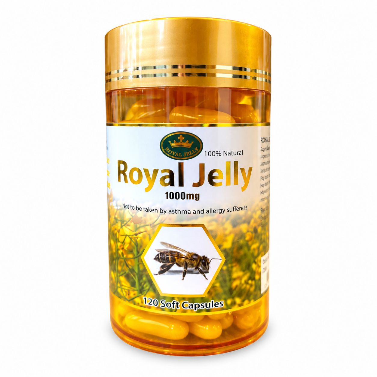 Nature's King Royal Jelly 1000mg 120 Soft Capsules