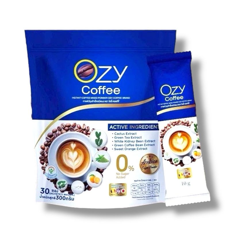 OZY COFFEE 5-in-1 Healthy Instant Coffee Blend – 30 Sachets