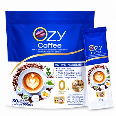 OZY COFFEE 5-in-1 Healthy Instant Coffee Blend – 30 Sachets