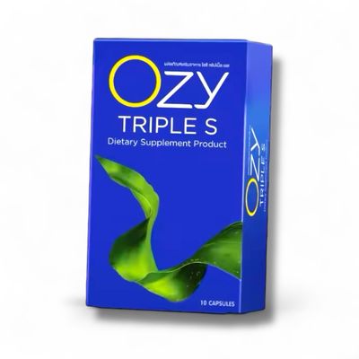 OZY TRIPLE S — 10 Capsules Burn smarter, feel balanced — one safe, stimulant-free capsule daily.