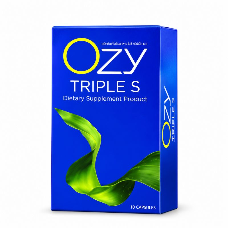 OZY TRIPLE S — 10 Capsules Burn smarter, feel balanced — one safe, stimulant-free capsule daily.
