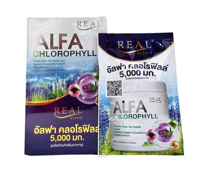 Real Elixir Alfa Chlorophyll Plus 30g 6 Sachets