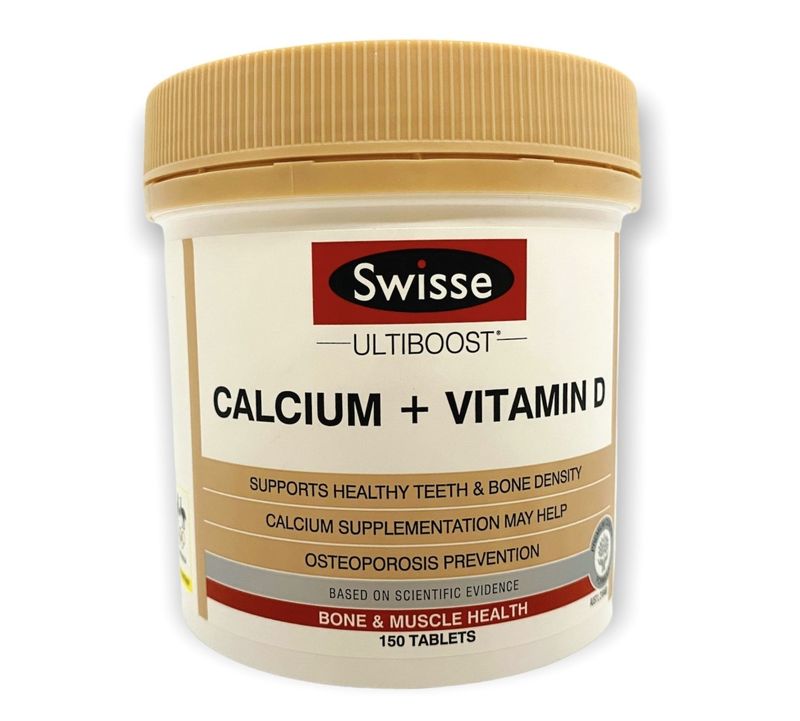 Swisse Calcium + Vitamin D 150 Tablets