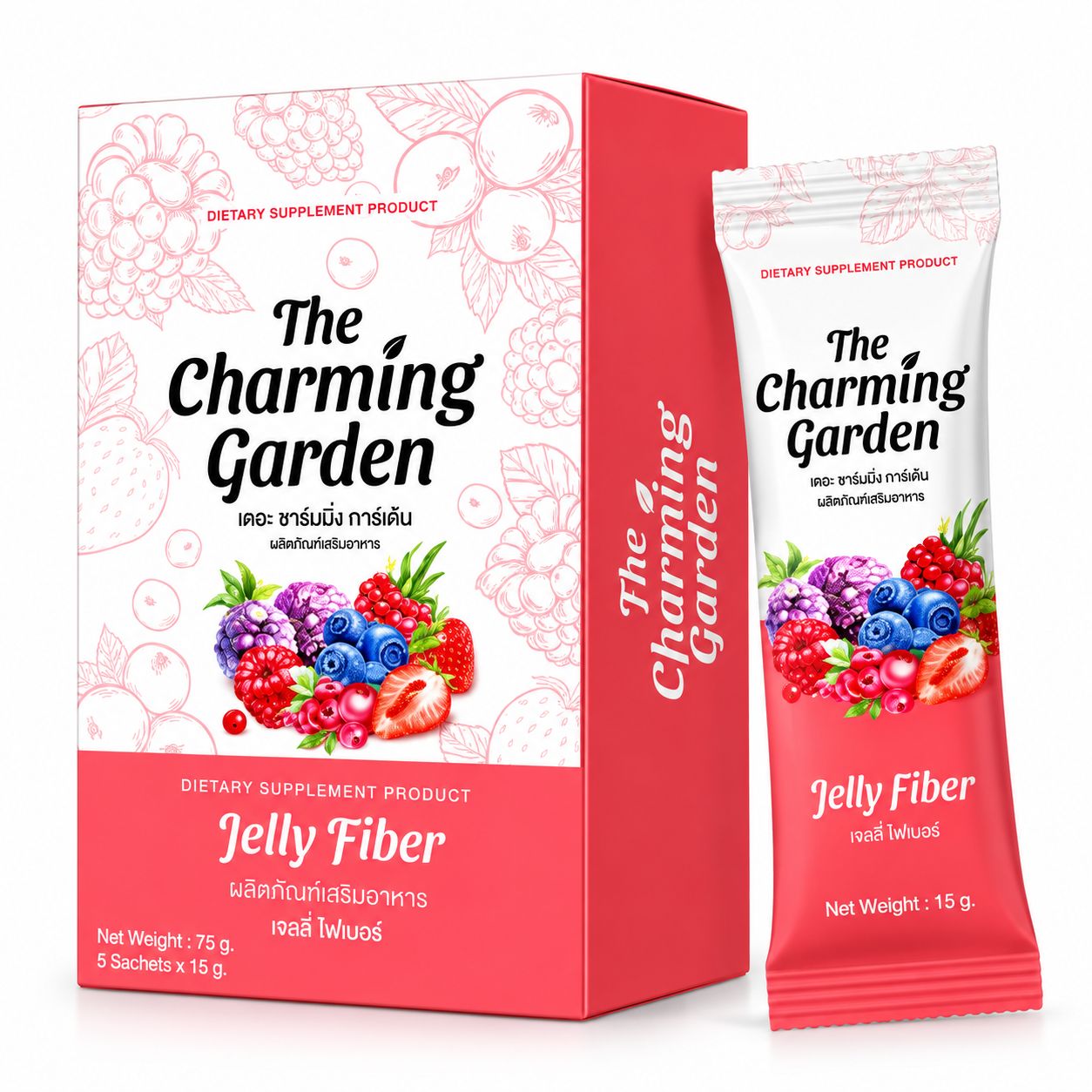 The Charming Garden Jelly Fiber 5 Sachets