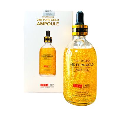 Thera Lady 24K Pure Gold Ampoule 100ml Serum Thera Lady 24K Pure Gold Ampoule 100ml Serum