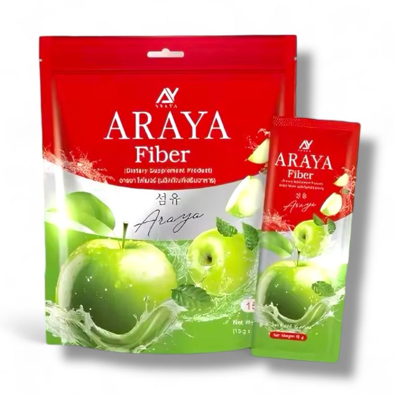 Araya Fiber Green Apple Flavor 15 Sachets