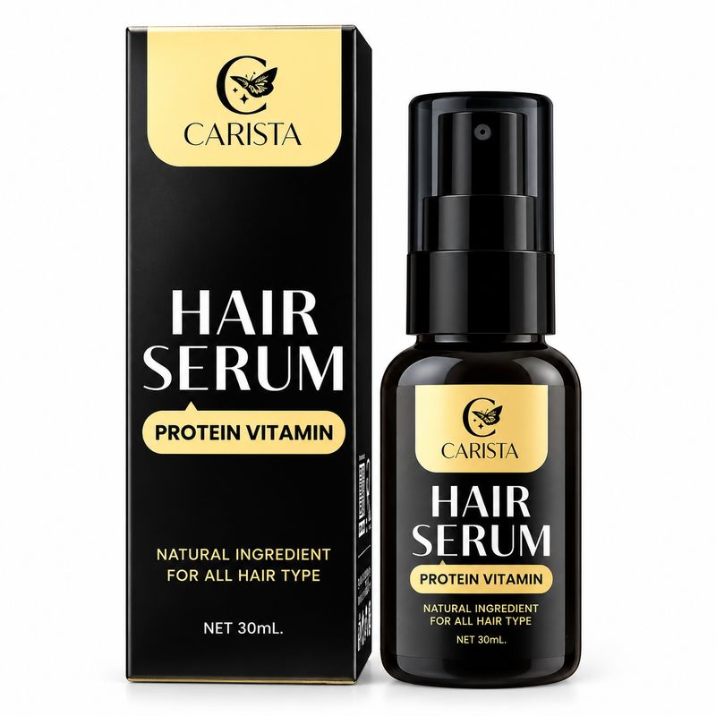 Carista Hair Serum Protein Vitamin 30ml Anti Hair Loss Nourish Restore Healthy Hair