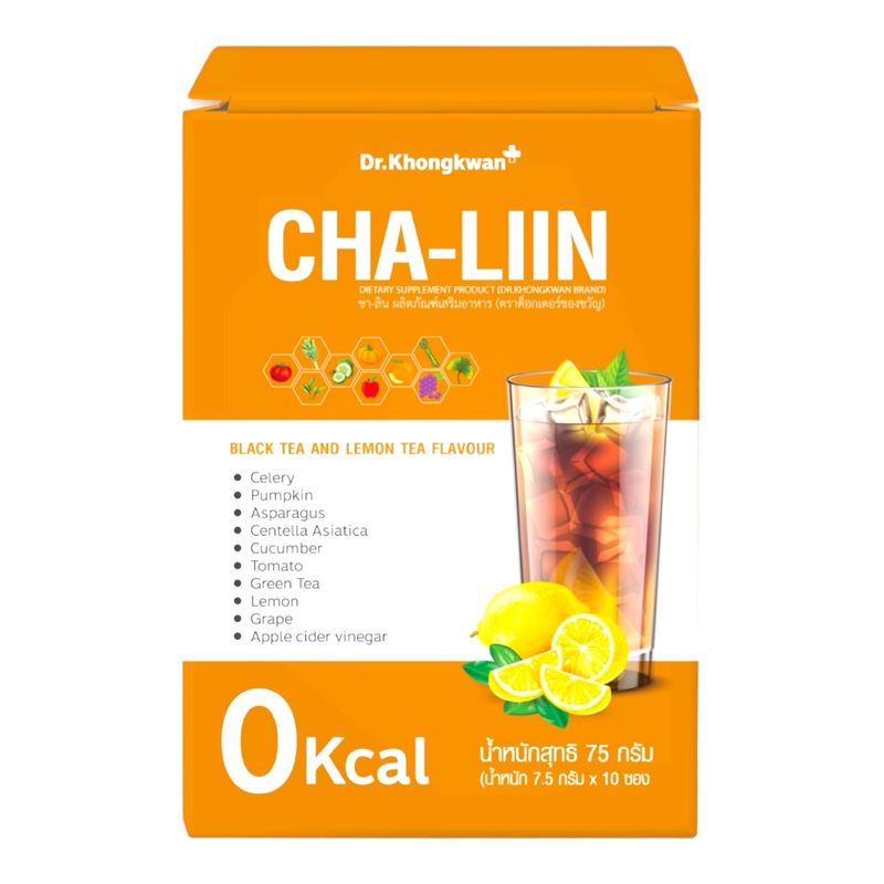 Cha-Liin Lemon Tea by Dr. Khongkwan 10 Sachets