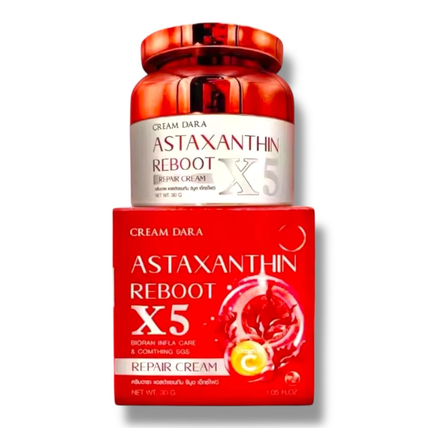 Cream Dara Special Formula Skin Cream: Astaxanthin Reboot X5 (30ml)