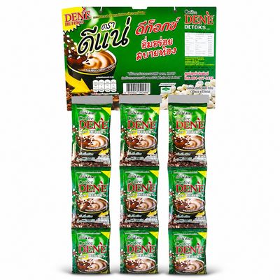 Dene Coffee Detox Fiber with Collagen & Garcinia – 30 Sachets