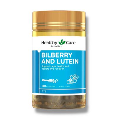 Healthy Care Bilberry and Lutein 120 Capsules