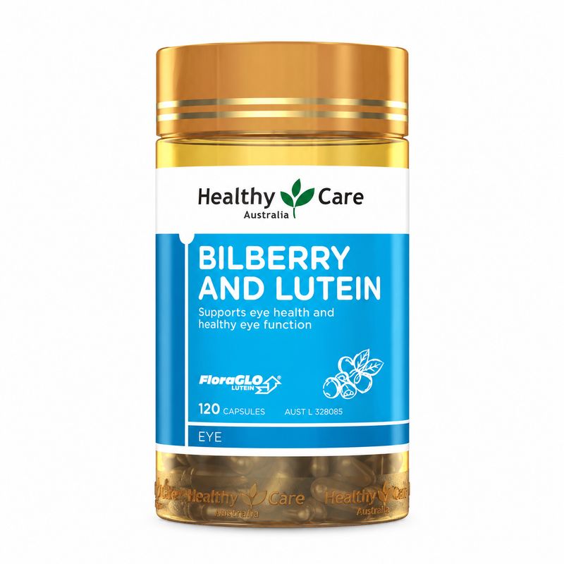 Healthy Care Bilberry and Lutein 120 Capsules Healthy Care Bilberry and Lutein 120 Capsules