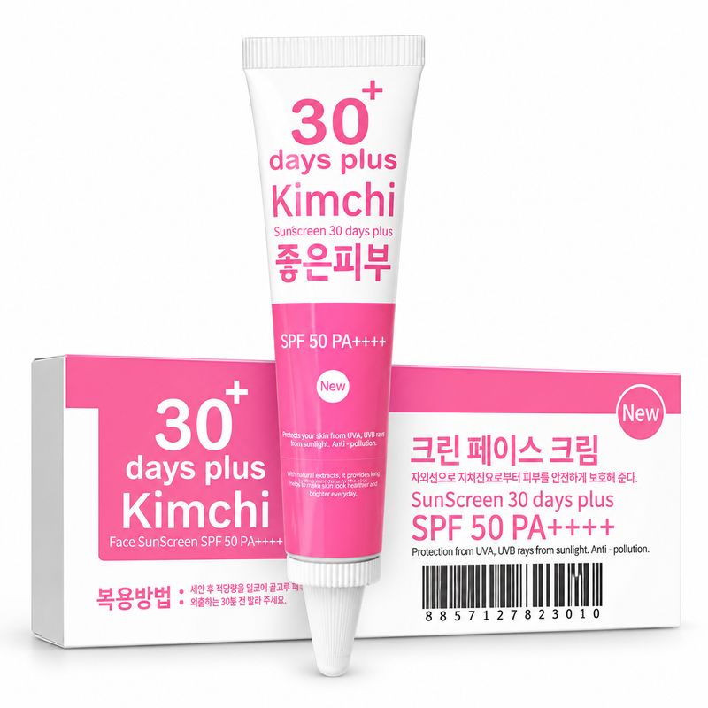 Kimchi SunScreen SPF 50 PA++++ 30 Days Plus