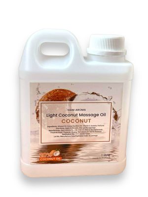 Light Coconut Massage Oil Coconut 1 Liter Light Coconut Massage Oil Coconut 1 Liter