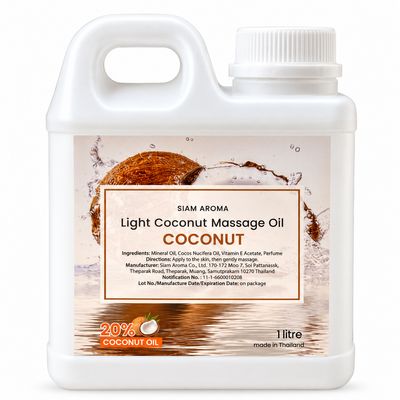 Light Coconut Massage Oil Coconut 1 Liter Light Coconut Massage Oil Coconut 1 Liter
