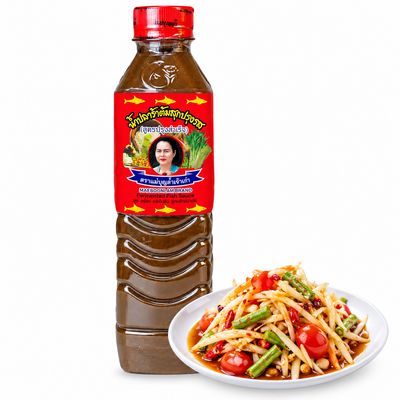 Mae BoonLam E-Sarn Seasoning Fish Sauce Papaya Salad Food 400ml Mae BoonLam E-Sarn Seasoning Fish Sauce Papaya Salad Food 400ml