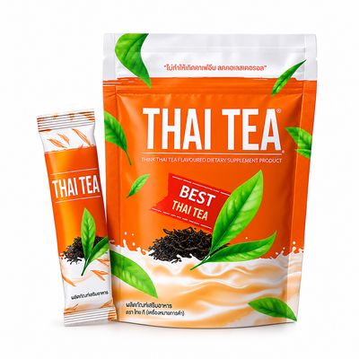 Nine Thai Tea Instant Powder Slimming Help Excretion Control Detox 30 Sachet Nine Thai Tea Instant Powder Slimming Help Excretion Control Detox 30 Sachet