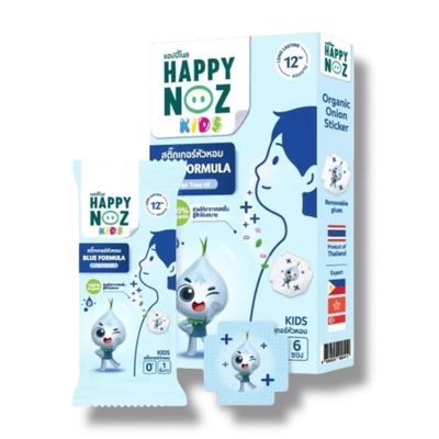 Organic Onion Sticker Happy Noz Blue Formula Kids (6 Pcs) Organic Onion Sticker Happy Noz Blue Formula Kids (6 Pcs)