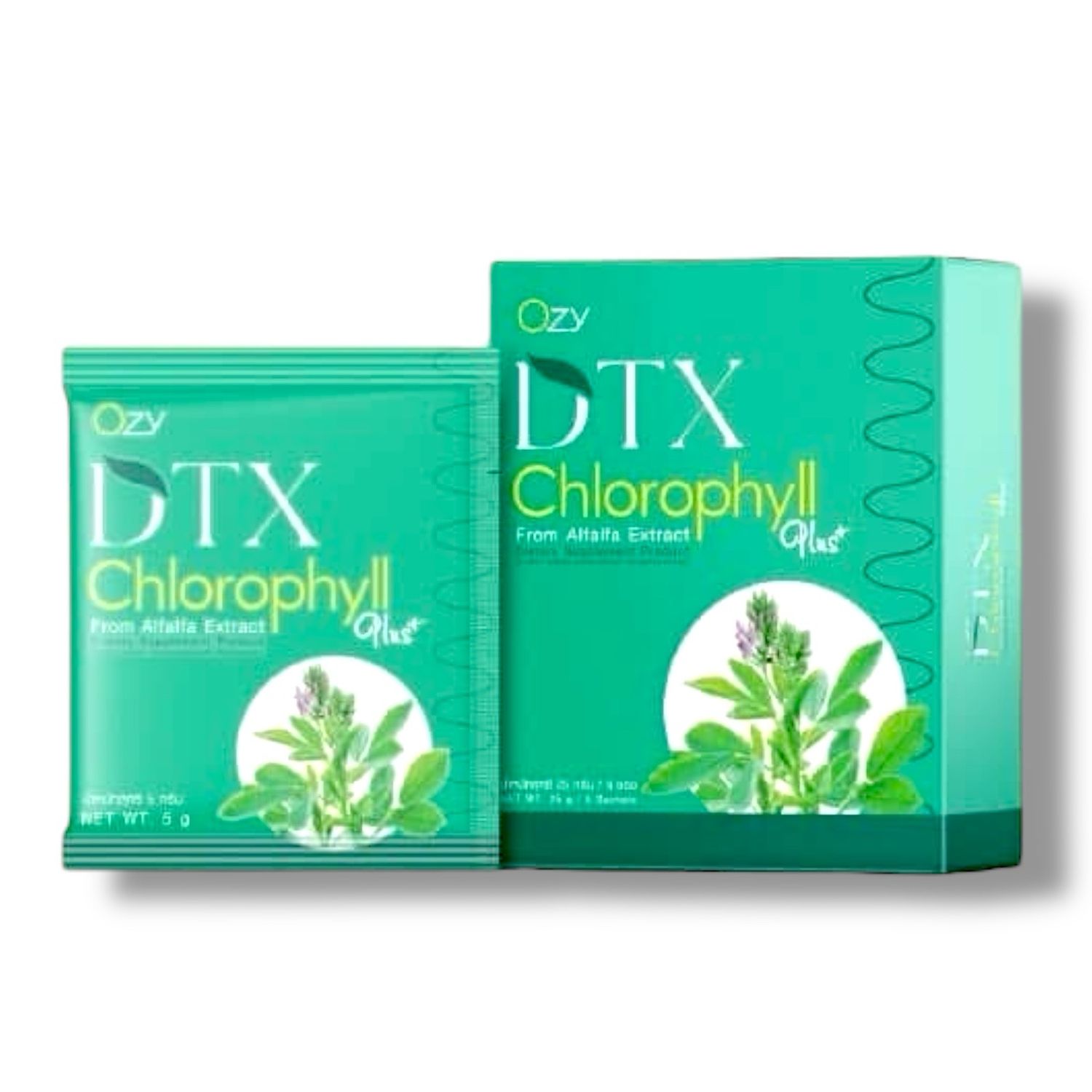 Ozy DTX Chlorophyll Plus Dietary Natural Fiber 5 Sachets