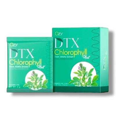 Ozy DTX Chlorophyll Plus Dietary Natural Fiber 5 Sachets Ozy DTX Chlorophyll Plus Dietary Natural Fiber 5 Sachets