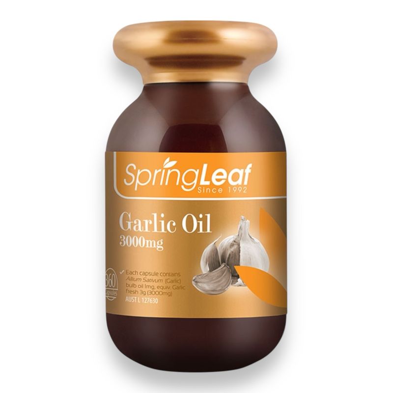 Springleaf Garlic Oil 3000mg 360 Soft Capsules