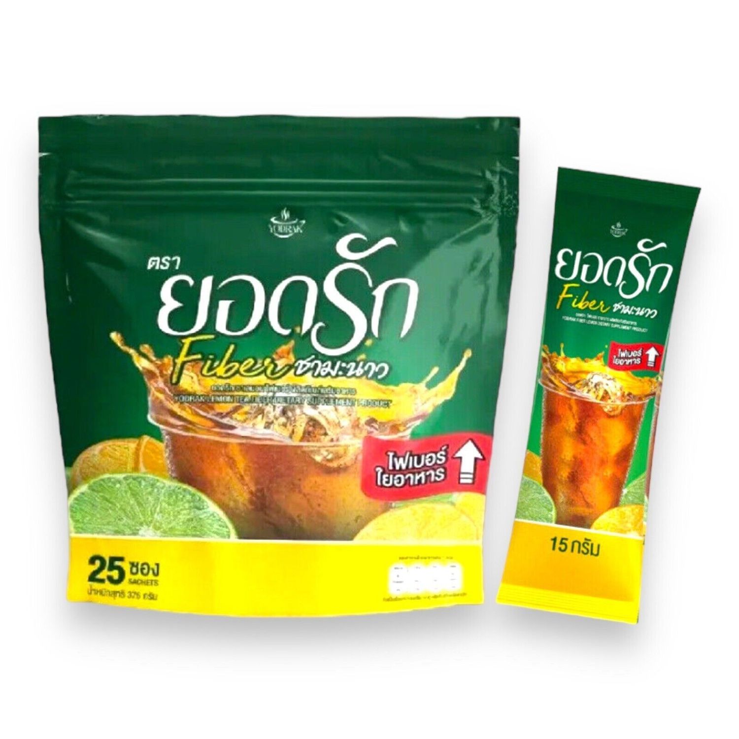 Yodrak Lemon Tea Fiber 25 Sachets Yodrak Lemon Tea Fiber 25 Sachets