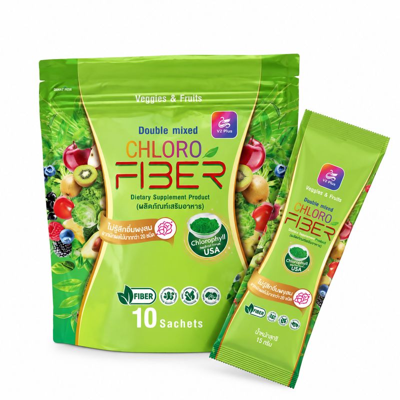 Double Mixed Chloro Fiber 10 Sachets
