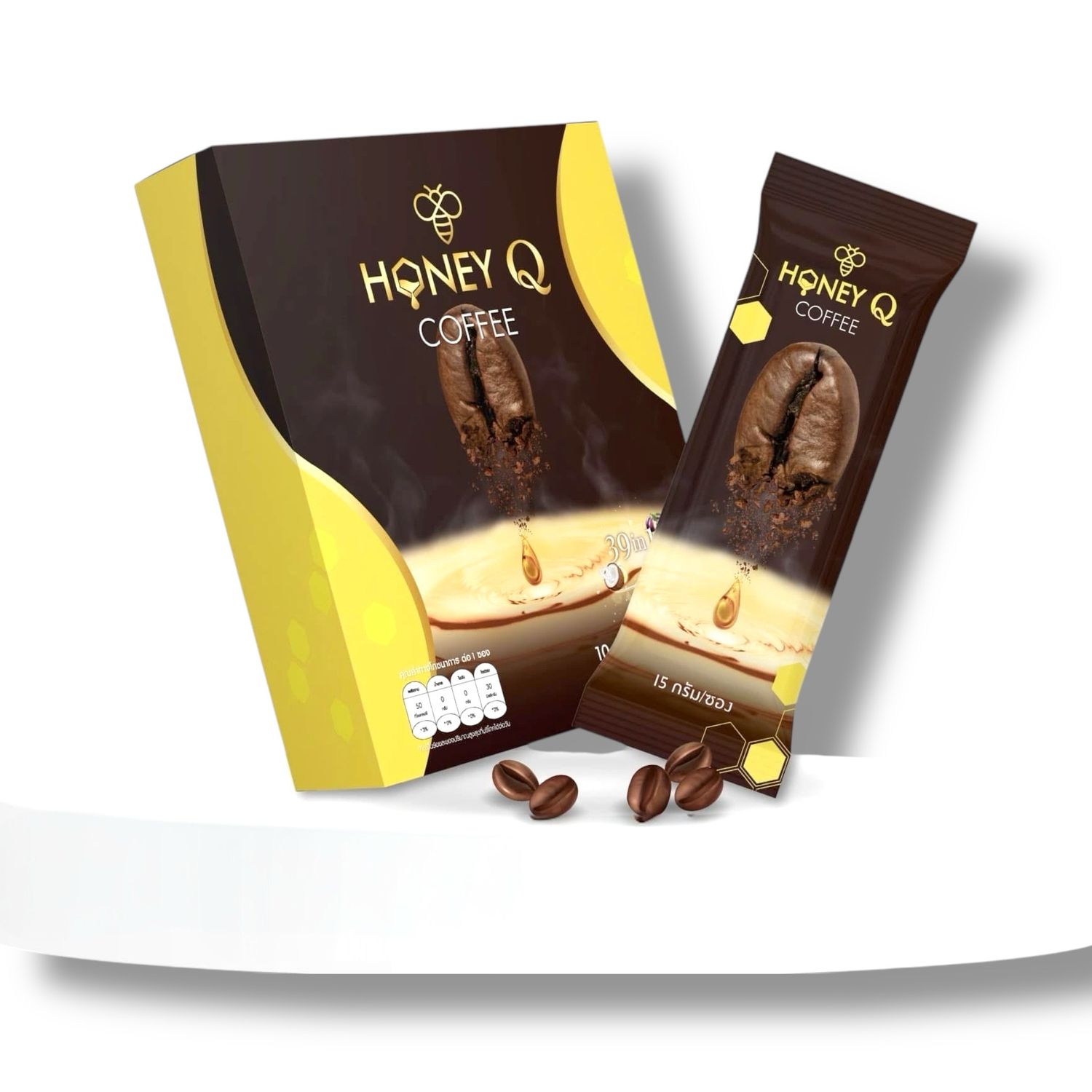 Honey Q Coffee Instant Coffee Mixed Powder 10 Sachets Honey Q Coffee Instant Coffee Mixed Powder 10 Sachets