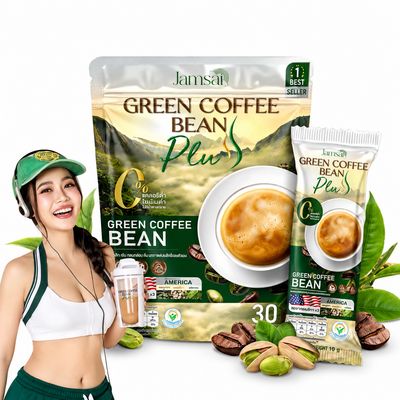 Jamsai Green Coffee Bean Plus 30 Sachets