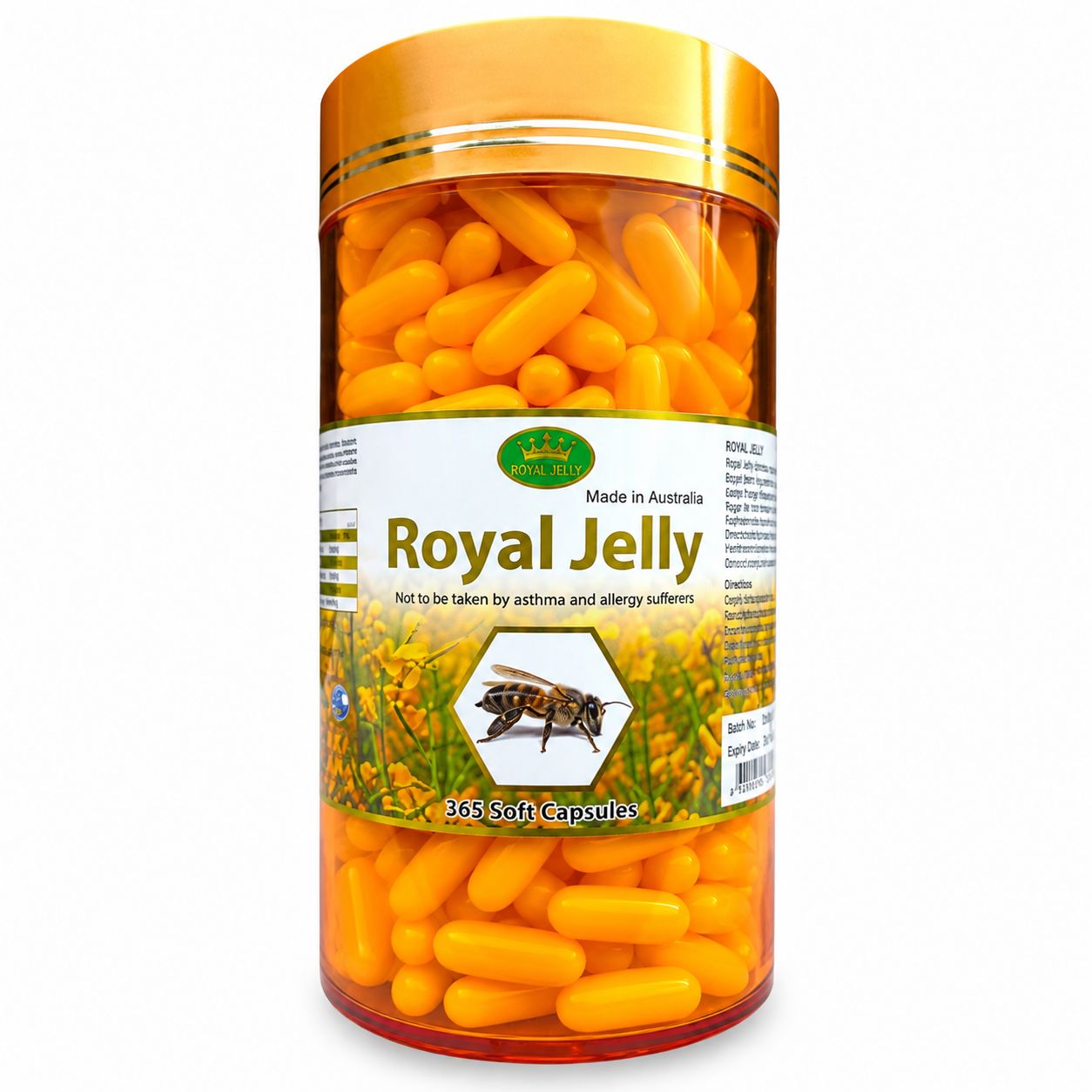 Nature's King Royal Jelly 1000mg 365 Soft Capsules