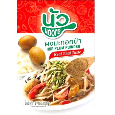 Noore Wild Hog Plum Powder 25g For Papaya Salad, Esan Soup