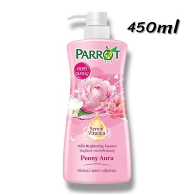 Parrot Shower Cream Serum Vitamin Peony Aura 450ml