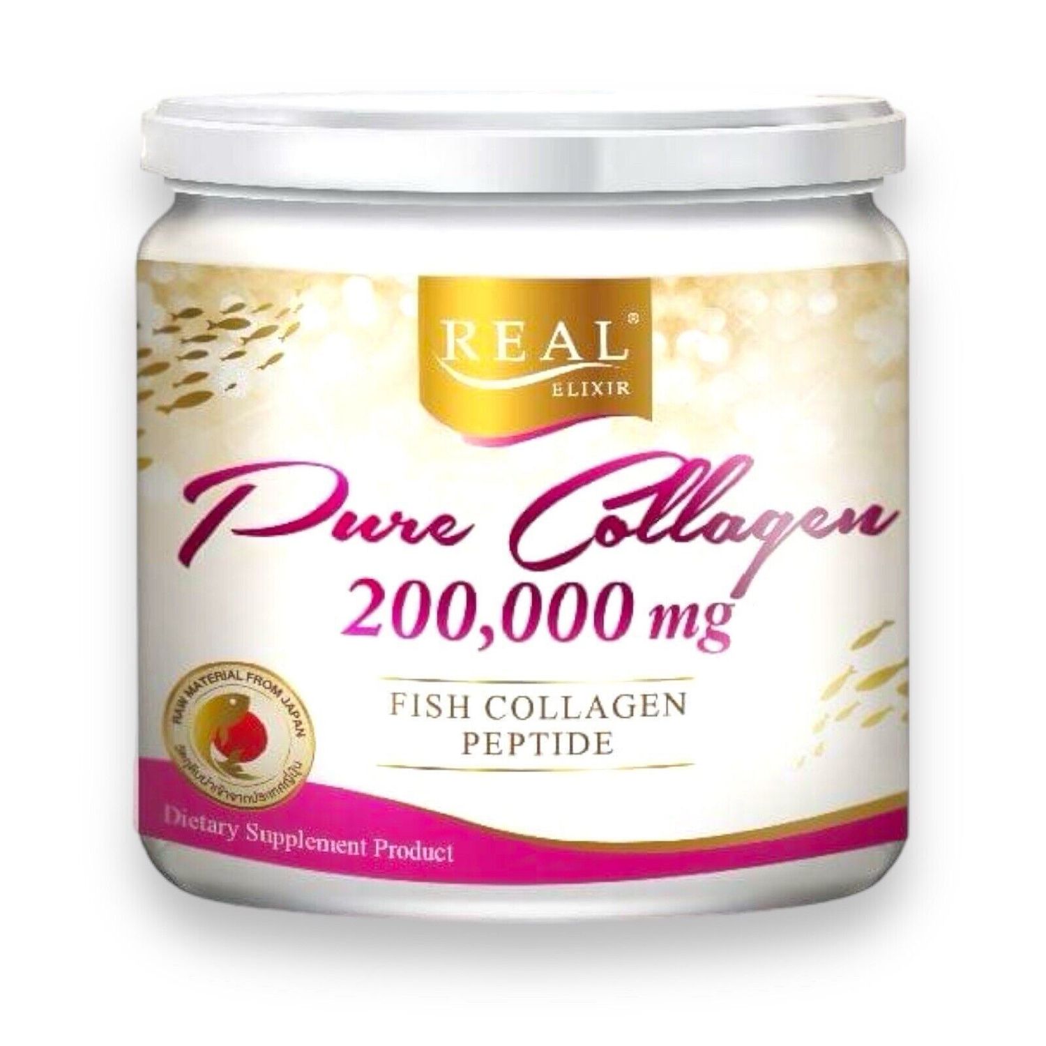 Real Elixir Pure Collagen 200,000 mg Collagen Peptide Real Elixir Pure Collagen 200,000 mg Collagen Peptide